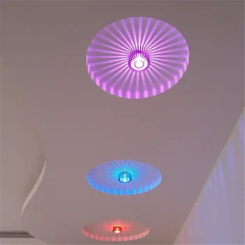 3W pline de culoare RGB de Floarea-soarelui Lampă de Perete Moderne de Iluminat cu Led Pentru Interior Decor coridor, culoar Restaurant