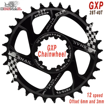 MTB GXP biciclete Angrenajul pinion fix Manivela 30T 32T 34T 36T 38T 40T Lanț inel Chainwhee pentru sram gx xx1 X1 x9 gxp Vultur NX