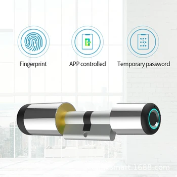Bluetooth Inteligent de Blocare a Ușii Wireless Electronice Cilindru Bluetooth APP Biometrice Fingerprinte Inteligent de Blocare Acasă Inteligent de Blocare de Securitate