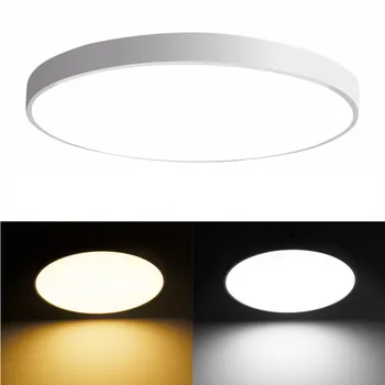 Ultraslim led rotund lampa plafon lampă lampă de tavan living moderna alb rece alb cald flux luminos cu telecomanda 18W 24W 36W 48W
