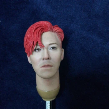 1/6 Kwon Ji Yong Cap Sculpta cu Roșu Părul Scurt timp de 12