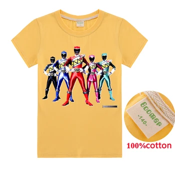 Băieții Power Ranger Fete Camasi Costum de Băiat Îmbrăcăminte Iepuri Haine Tricou cu Maneci Scurte T-Shirt Tee Topuri Copii Copii Tees