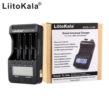 Liitokala lii-500 lii-500S lii-PD4 lii-S6 LCD de 3.7 V, 1.2 V 18650 26650 21700 Încărcător de Baterie cu ecran