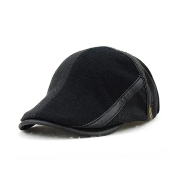 JAMONT Brand de Pălării de Iarnă pentru Bărbați Berete Viziere Cap Cald Mozaic Bărbați Pălărie tricotate Vizor de Iarna Capace Anglia Stil Gorras
