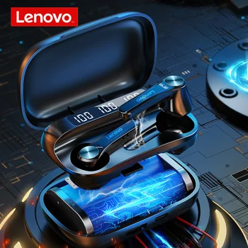 Original Lenovo QT81 TWS fără Fir Bluetooth Casti 5.0 Bas Profund Touch Control IPX4 rezistent la apa de Reducere a Zgomotului Lenovo Cască