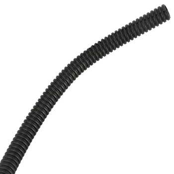 ABSF 25 Ft Split Sârmă Țesut Conductă de Polietilenă de Tuburi de Culoare Neagra cu Maneci Tub