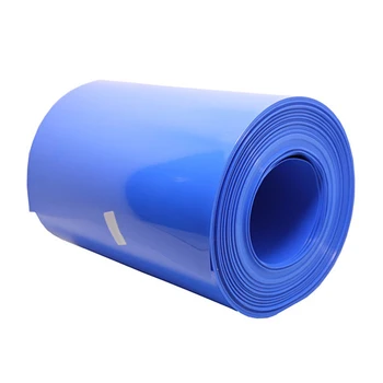 RDD 2M PVC Căldură Psihiatru Tub Albastru Termocontractabile de Cablu Manșon Pentru 18650 Baterie Litiu Pachet Manșon de Izolare Shrink Tube mai Multe Dimensiuni