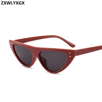 ZXWLYXGX mic cadru ochelari de soare pentru femei brand designer 2019 nou retro orez unghii ochelari de soare ochi de pisica boutique blue sea ochelari de soare