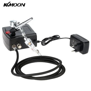 KKmoon 100-240V Profesionale Pistol Electric Alimentare Dublă Acțiune Compresor Aerograf Kit pentru Pictura Arta Modelul Set de scule