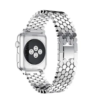 De lux din Oțel Inoxidabil Trupa de Metal Curea pentru Apple Watch 4/3/2/1/5 42/40/38/44mm Brățară Încheietura mâinii Watchbands pentru iWatch Accesorii