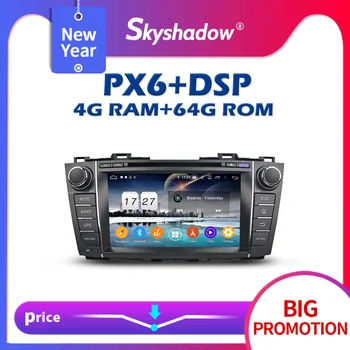 Carplay PX6 Masina DVD Player DSP Android 10.0 4GB + 64GB Harta GPS RDS Radio Wifi IPS Bluetooth 5.0 Pentru Mazda 5 Premacy 2009 - 2012