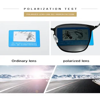 Oamenii Polarizat ochelari de Soare Piața de Aliaj Cadru de Conducere Ochelari de Soare pentru Barbati Femei Vintage razele de Brand Designer de Ochelari de protectie UV400