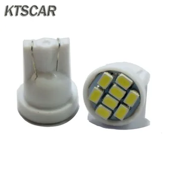 KTSCAR 110pcs Promovare alb Led T10 8 smd becuri Auto Lumina 194 168 192 W5W 3020 Auto Pană de Iluminat lampa de 24V Clearance-ul de Lumini