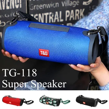 TG118 Super Difuzor de Mare Putere cu Bluetooth Difuzor Bass Portabil Coloana Soundbar Wireless 3D Stereo Subwoofer 3600mAh Soundbox