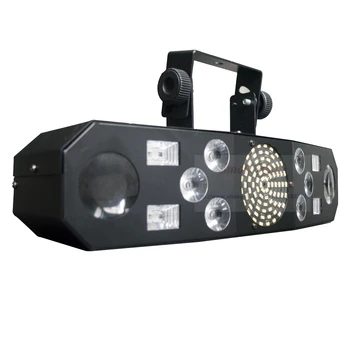 Profesionale 5IN1 Model de Efect RGBW Audio Star Vârtej de vânt cu Laser Proiector Scena DJ Disco Bar Club KTV Petrecere de Familie Spectacol de lumini
