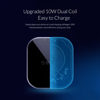 ORICO 10W Încărcător Wireless Qi 5V 9V Încărcare Rapidă Wireless pentru iPhone 11 Pro Xs Samsung Galaxy S7 S8 S9