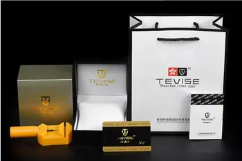 Tevise Brand cutie de ceas, Rezistent Cadou de Caz Pentru Brățară Brățară de Bijuterii de Lux Ceas Cutie