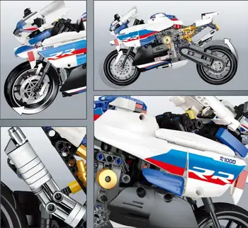 Noua Tehnica Seria s 1000 rr Motorctcle Model Blocuri Set Classic MOC Auto-Styling Educație Jucarii pentru Copii