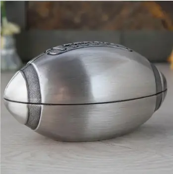 Creative fotbal metal pusculita metal spaarpot bancare monede coin dispenser pentru copii bomboane distribuitor CXG065