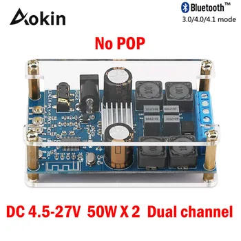 Bluetooth Bord Amplificator BT 3.0 4.0 4.1 Audio Amp Bord Amplificator Digital Wireless 2 Canale 50W Amplificator de Module Cu Caz