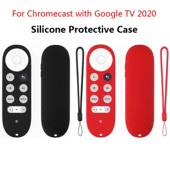 Pentru Chromecast Cu Google TV 2020 Voce de la Distanță Anti-a Pierdut husa Silicon Portabil Maneca Control de la Distanță Set
