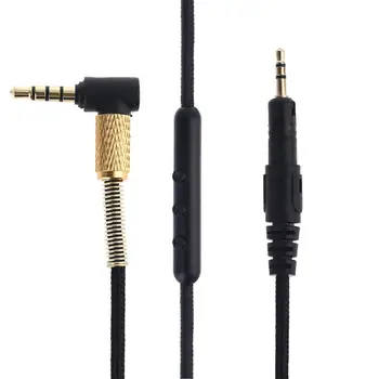 Înlocuire -Cablu Audio Pentru -Sennheiser HD518 HD558 HD598 M40X M50X Casti Cablu de Căști cu Fir Conector -Audio Remote Mic