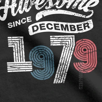 Minunat T-Shirt, Din decembrie 1979 Cămașă Vintage-a 39-a Aniversare T Camasi Pentru Barbati Maneca Scurta Tricou Bumbac Topuri