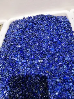 100g de 5-7mm Naturale Lapis Lazuli Albastru Cristal de Cuarț Lustruit Pietriș Specimen pietre naturale și minerale Rezervor de Pește pietre