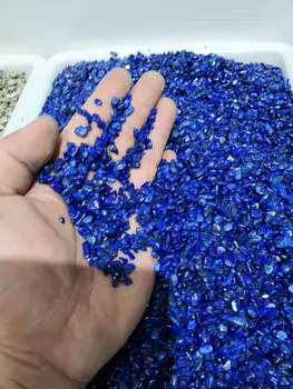 100g de 5-7mm Naturale Lapis Lazuli Albastru Cristal de Cuarț Lustruit Pietriș Specimen pietre naturale și minerale Rezervor de Pește pietre