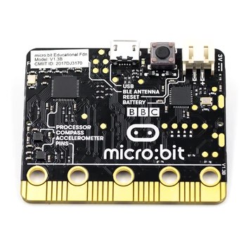 BBC micro:bit NRF51822 Bluetooth ARM Cortex-M0,micro-controller cu motion detection, busola, display LED