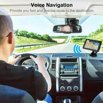 GPS auto 7 Inch Camion de Navigare GPS 4GB de Navigare Hartă Gratuită HD Ecran Touch Screen Europa, Australia, America Hartă
