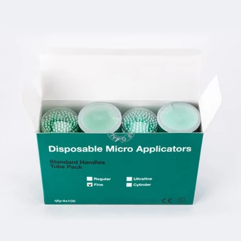 800pcs de Unică folosință Tampon de Bumbac Micro Super fin/Fine/Perie Regulat Materiale Dentare Aplicator Bastoane Dentist Produse