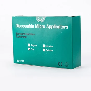 800pcs de Unică folosință Tampon de Bumbac Micro Super fin/Fine/Perie Regulat Materiale Dentare Aplicator Bastoane Dentist Produse
