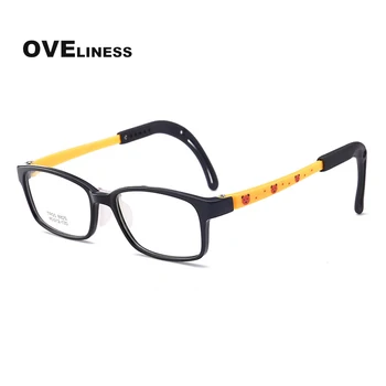 TR90 miopie optice rama de Ochelari boy fata de baza de Prescriptie medicala ochelari de vedere copii moale ochelari de limpede transparent ochelari copii
