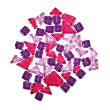 100g Placi de Mozaic Sclipici Neregulate de Artă din Sticlă de Culoare Amestecat DIY Decorare Intelectuală a Copiilor de Artă Jucarie Copii Puzzle Craft