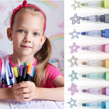 Copii Desen Acuarelă Set Pix 12/24/36 Culori Marker Lavabil Pictura Pen 5ml pentru pictura, Caligrafie arta cadouri pentru Copii