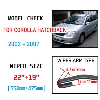 Pentru Toyota Corolla Hatchback 2002 2003 2004 2005 2006 2007 E120 E130 Accesorii lamela Ștergătorului de Parbriz Perii Stergatoare pentru Masina