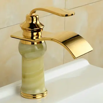Cascada Marmură robinet bazin de aur robinete XT610