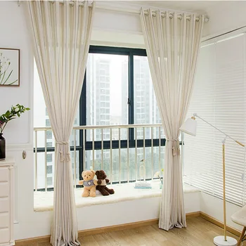 Japonia Stil Lenjerie de pat Perdele pentru Bucatarie Tul pentru Camera de zi Fereastră Perdea pentru Dormitor Birou, Hotel Tesatura Jaluzele Romane 1 BUC