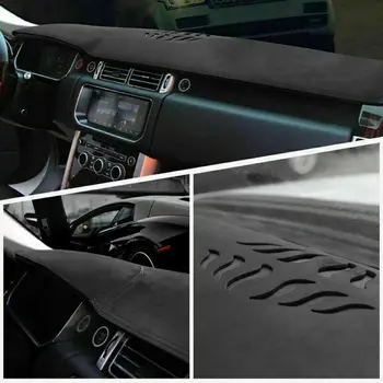 Consola de Bord de piele de Căprioară Mat Protector Parasolar Capac potrivit Pentru Ford Focus ST RS 2012-2018
