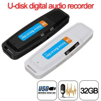 În 2020, de Înaltă Calitate, U-Disc Digital Audio Recorder de Voce Pen Încărcător USB Flash Drive de Până La 32GB Micro SD TF Card de Dropshipping