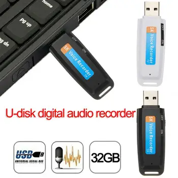 În 2020, de Înaltă Calitate, U-Disc Digital Audio Recorder de Voce Pen Încărcător USB Flash Drive de Până La 32GB Micro SD TF Card de Dropshipping