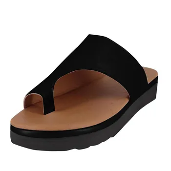 Pantofi Femei Femei sandale Flip-Flops 2019 Noi Pene Deschis Deget de la picior Glezna Pantofi de Plaja Roman Papuci Sandale zapatos de mujer