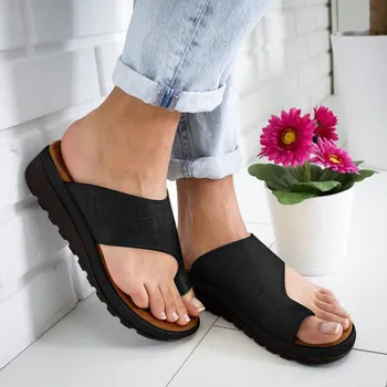 Pantofi Femei Femei sandale Flip-Flops 2019 Noi Pene Deschis Deget de la picior Glezna Pantofi de Plaja Roman Papuci Sandale zapatos de mujer