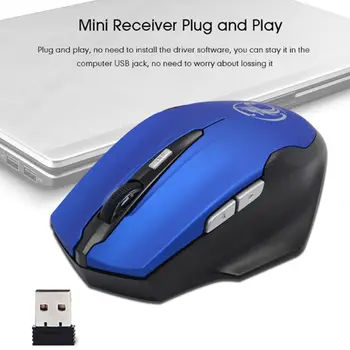 Noi iMice E-1900 Mini Mouse Wireless Portabil 1600DPI 6 Butoane USB 2.4 Ghz PC Gamer Mouse-ul Acasă Laptop