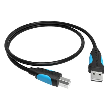 Intervenție Aurit USB Cablu de Imprimantă USB Tip B Masculin Masculin USB2.0 Cablu pentru Canon Epson HP ZJiang Imprimantă de Etichete DAC USB Printer