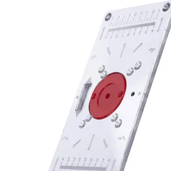 Aluminiu Tabel Router Introduce o Placă de Lemn Router Modele Tuns Masina de Gravat cu 4 Inele pentru prelucrarea Lemnului Banci Vanzare