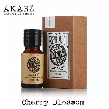 AKARZ Faimosul brand naturale Cherry blossom ulei esențial de albire a pielii de a Restabili elasticitatea pielii Relaxa Cherry blossom ulei