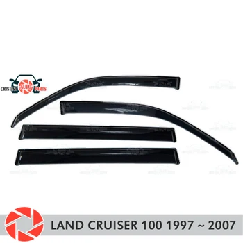 Geam deflector pentru Toyota Land Cruiser 100 1997~2007 ploaie deflector de pământ de protecție styling auto accesorii decor de turnare