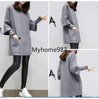 M-4XL Moda pentru Femei Slim Fleece Hoodie Casual bluza Topuri coreean Toamna Hanorac de Iarna, haine Noi 2021